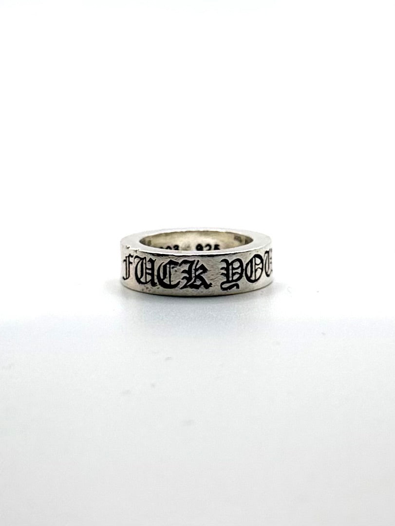 Chrome Hearts Fuck You Ring