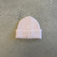 Chanel Light Pink Ecru Crocheted CC Cashmere Beanie