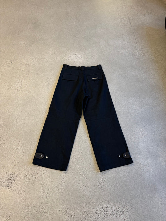 Chrome Hearts Black Street Sweeper Jeans