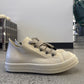 Rick Owens Mainline Milk Leather Jumbo Lace Sneakers
