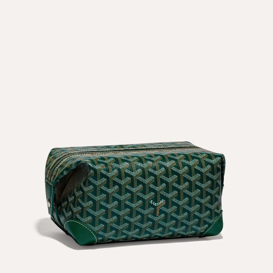 Goyard Green Bowling 25 Toiletry Bag