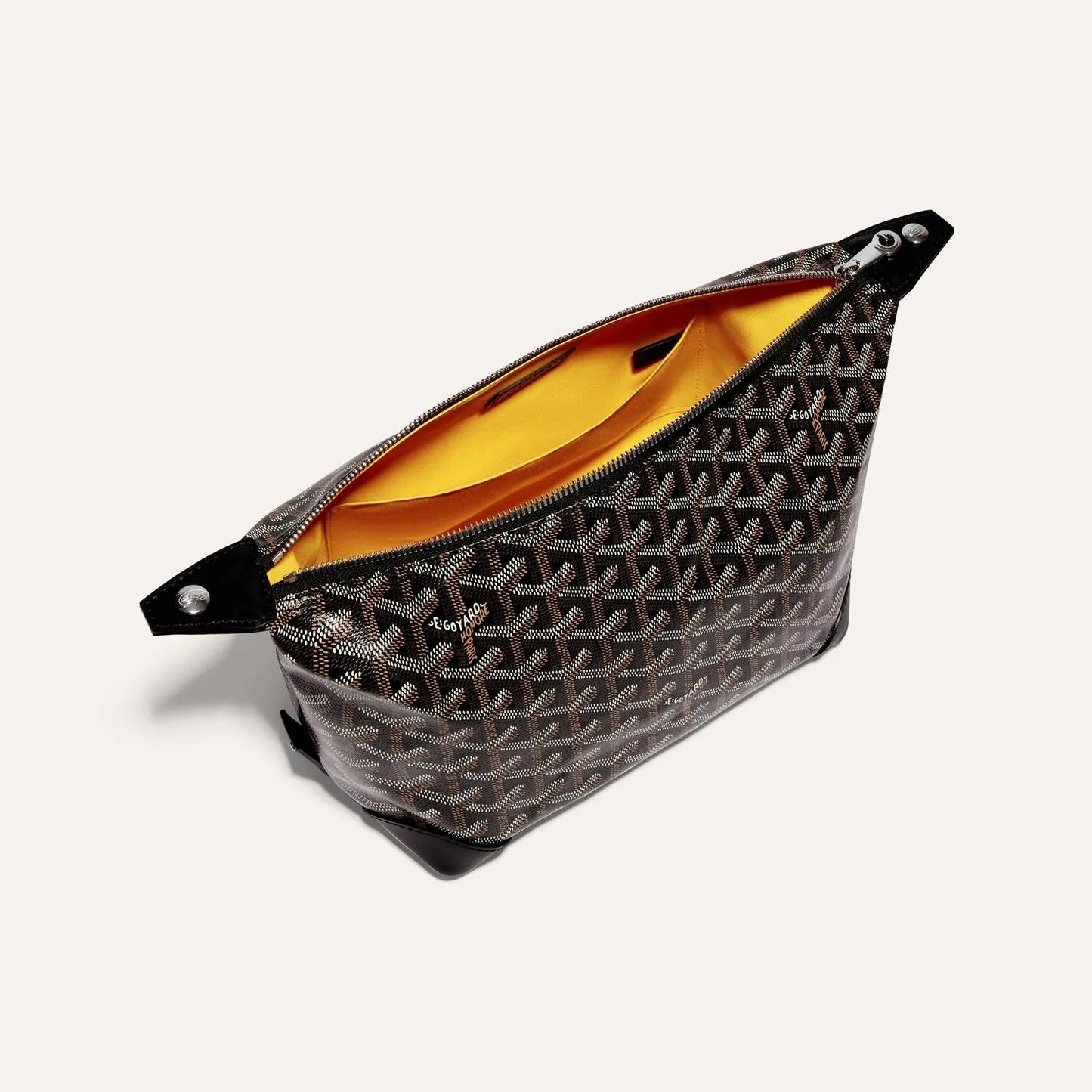 Goyard Black Bowling 25 Toiletry Bag