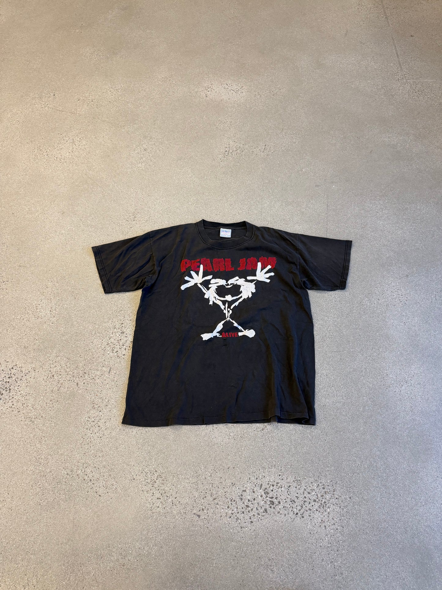 Vintage Pearl Jam Stickman Alive Tour Tee
