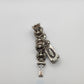 Chrome Hearts Cross Tail Silver H-Link Bracelet