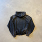 Satoshi Nakamoto Washed Black Necklace Hoodie