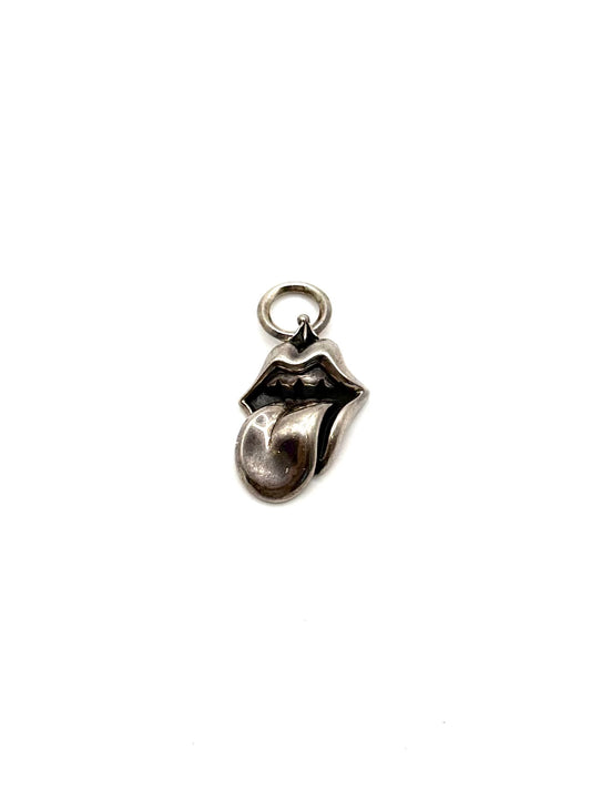 Chrome Hearts Large Silver Rolling Stones Pendant with Bale
