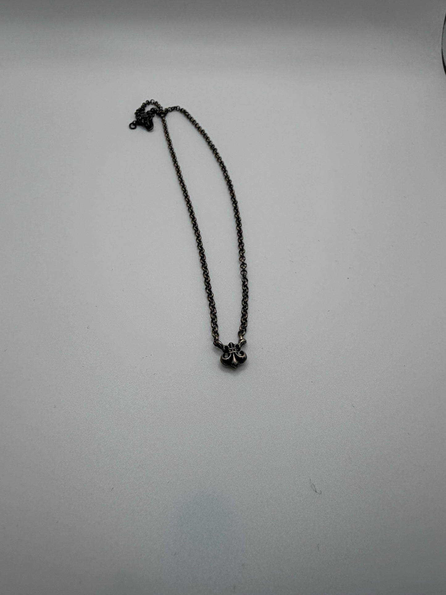 Chrome Hearts Fleur Roll Chain 16 inch