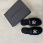 Chrome Hearts Black Horseshoe Hotel Slippers