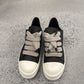 Rick Owens Mainline Greece Milk Leather Jumbo Lace Sneakers