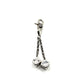 Chrome Hearts Silver Dice Keychain