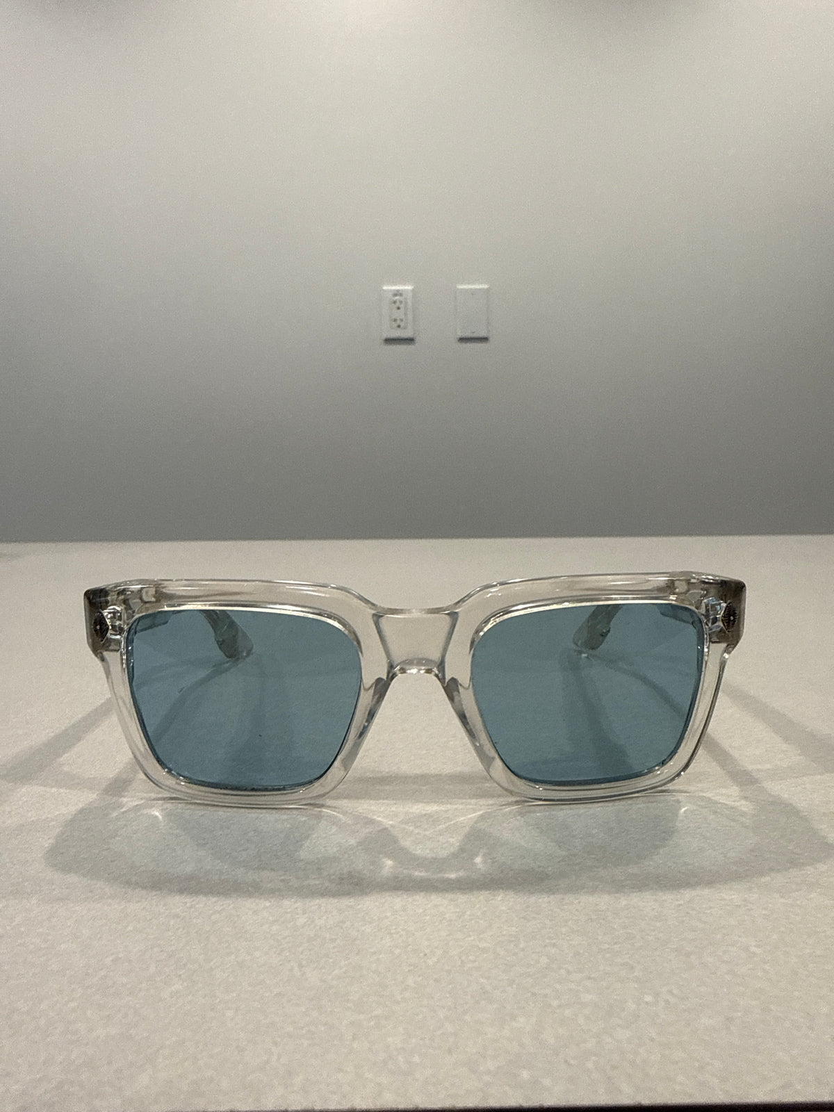 Chrome Hearts Clear Halllamanass Sunglasses