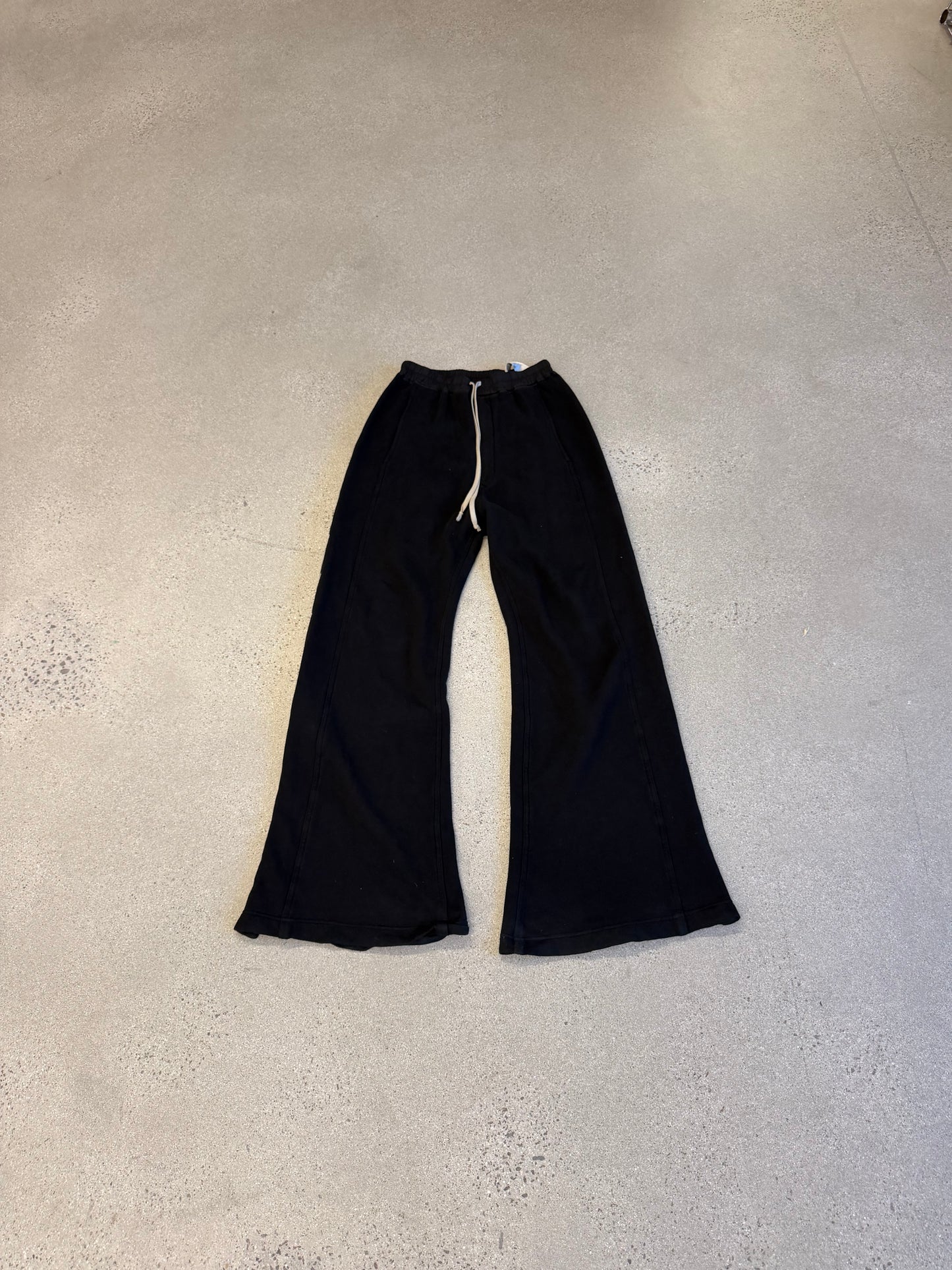 Rick Owens DRKSHDW Black Cotton Pusher Sweatpants