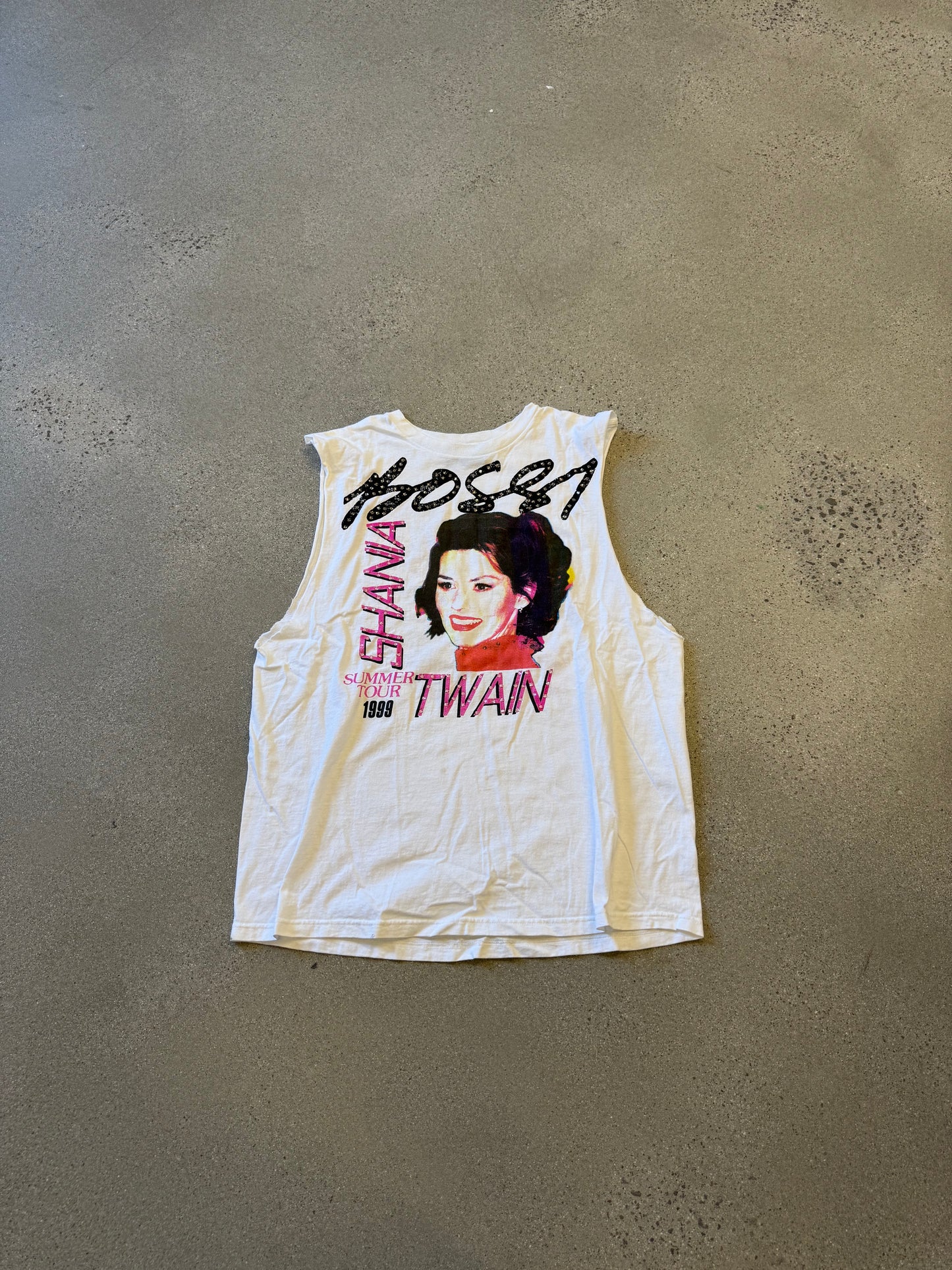 Bossi Vintage Shania Twain Cutoff Tee