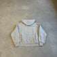 Saint Michael Gray Double Face Afterhood Thermal Hoodie