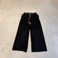 Rick Owens DRKSHDW Black Corduroy Creatch Cargo Pants