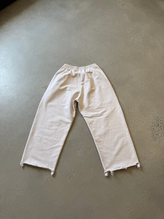 Balenciaga White Unity Sports Icon Cropped Sweatpants