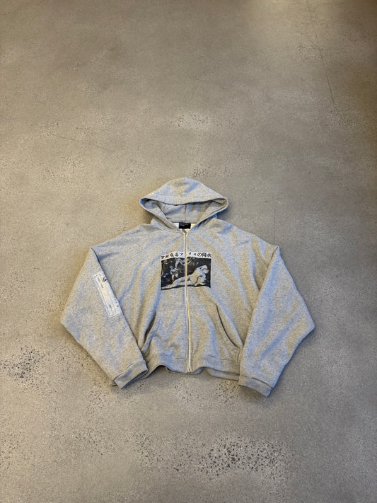 Enfants Riches Deprimes Assemblage Gray Thermal Zipup