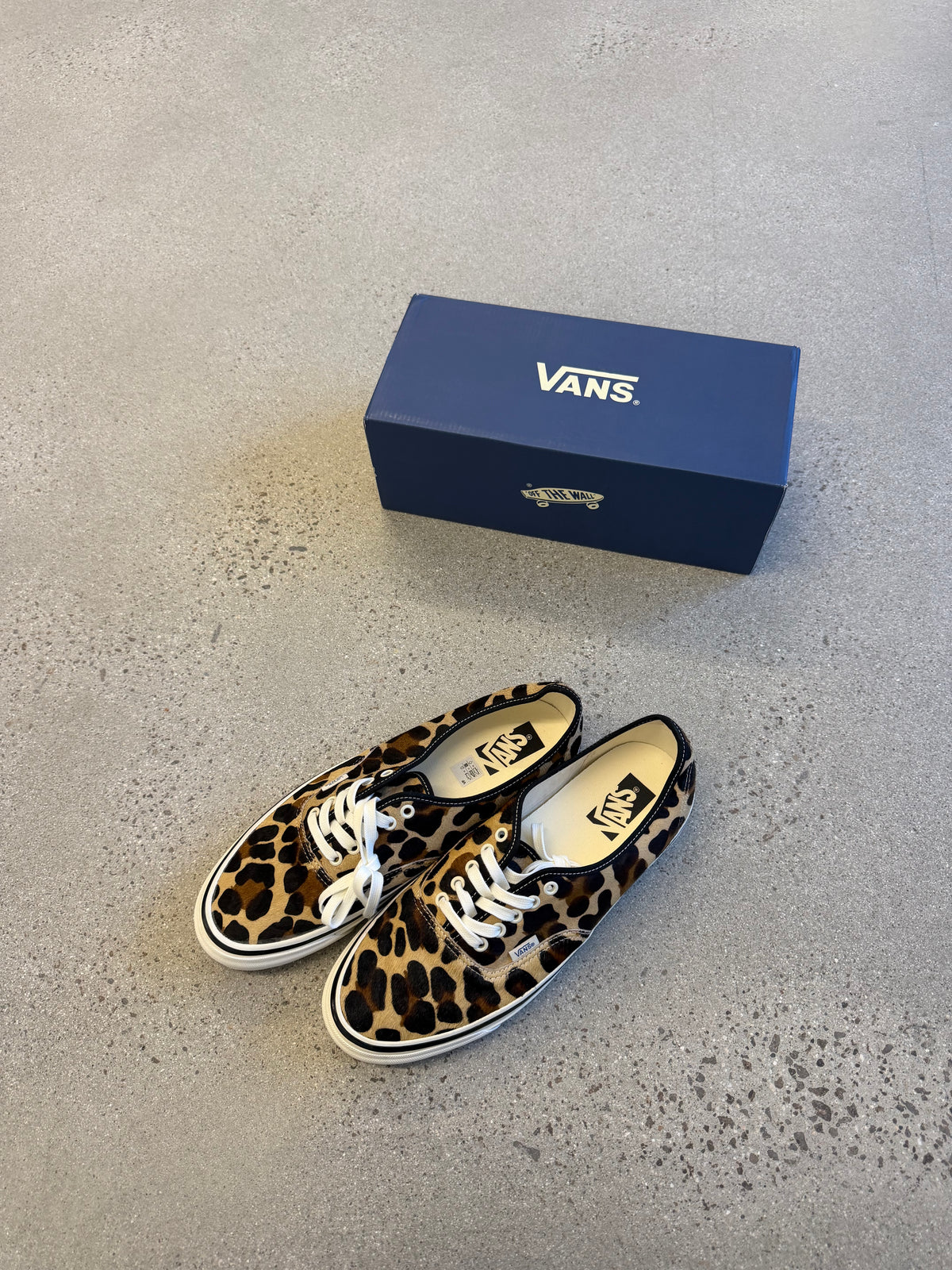 Vans Leopard Orange Black Premium Authentics