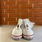 Chrome Hearts White Dagger Embellished Converse
