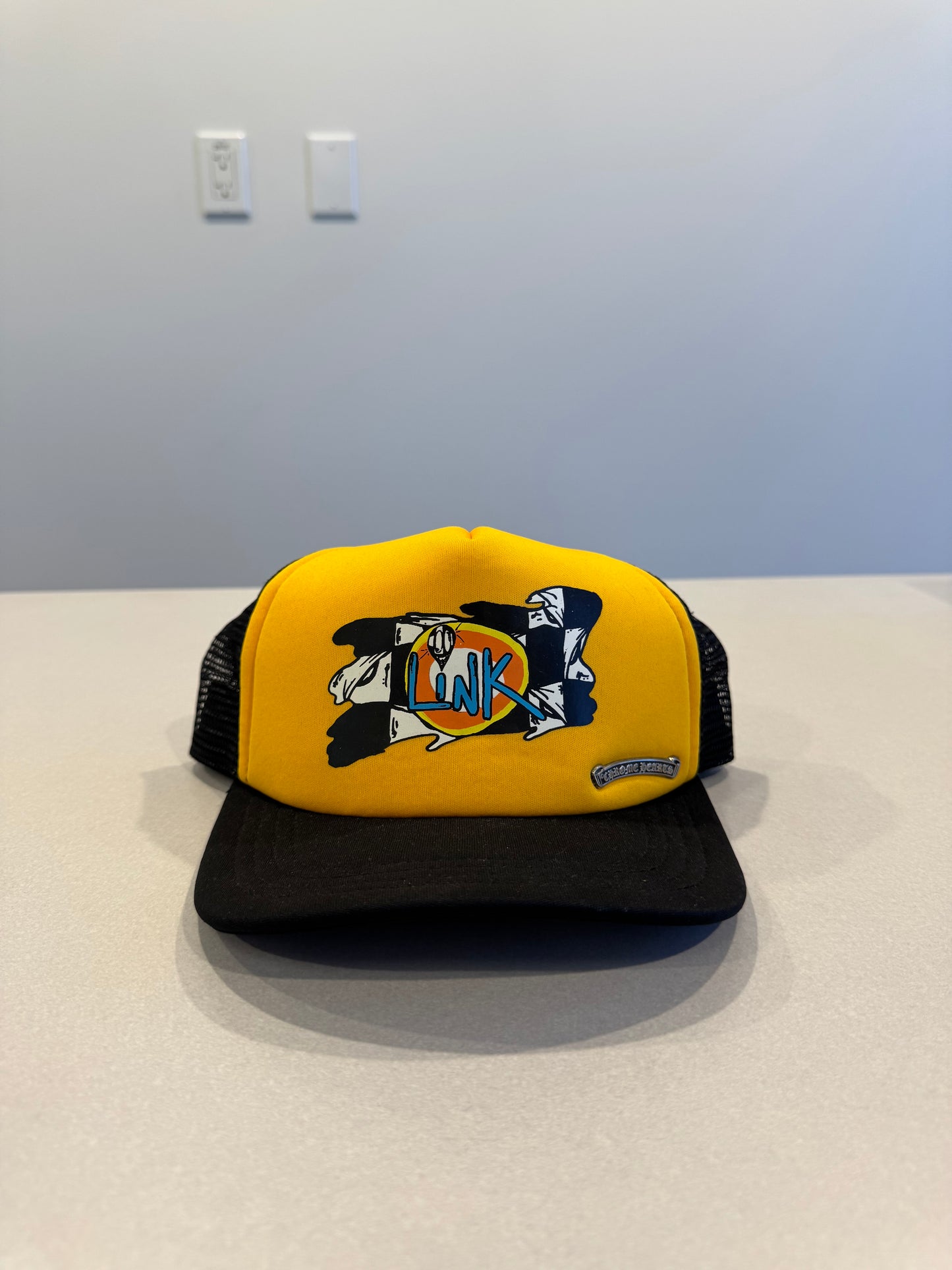 Chrome Hearts Matty Boy Yellow Sex Records Link Trucker Hat