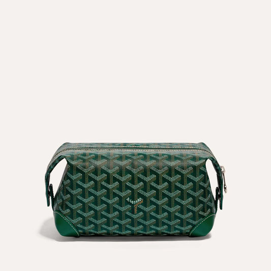 Goyard Green Bowling 25 Toiletry Bag