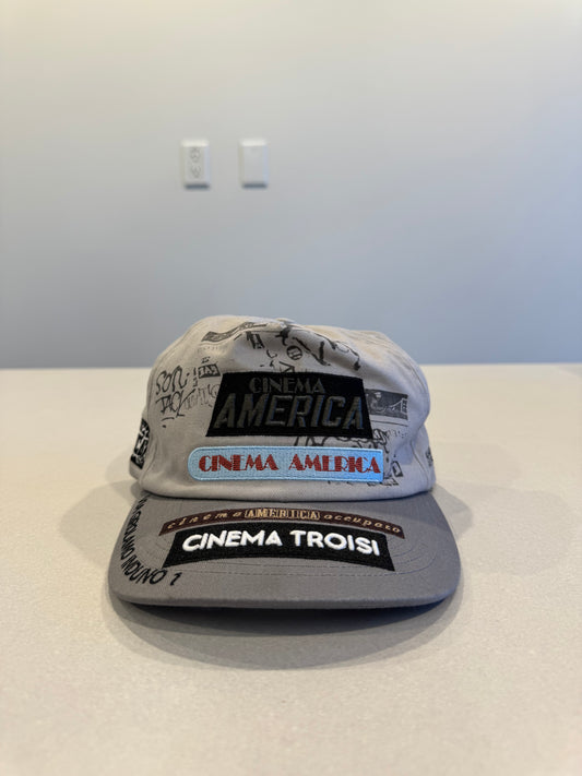 Paly Hollywood Light Grey Cinema Troisi 5 Panel Hat