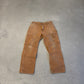 Vintage Tan Carhartt Double Knee Carpenter Pants
