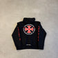 Chrome Hearts Black Made In Hollywood Red Plus Cross Hoodie