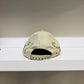 Satoshi Nakamoto Vintage White Studded Wrap Around Leather Cap