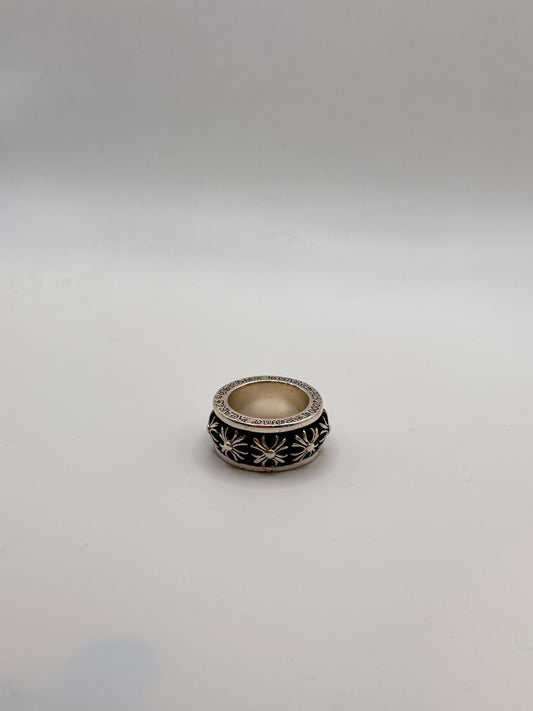 Chrome Hearts CH Plus Cross Motif Spinner Ring