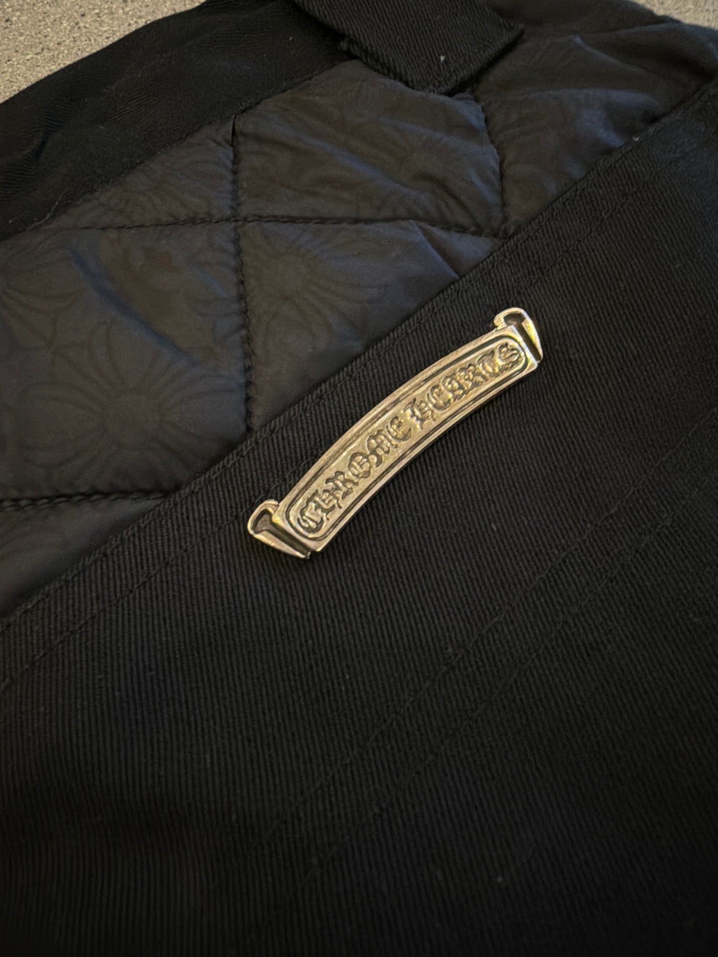 Chrome Hearts Matty Boy Quilted Double Knee Carpenter Pants