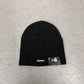 Supreme Black New Era Rhinestone Beanie