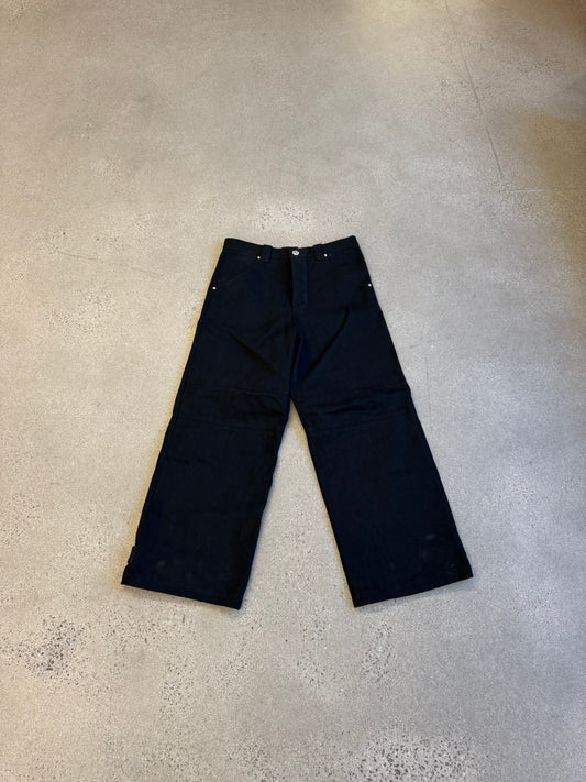 Chrome Hearts Black Street Sweeper Jeans