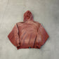 Satoshi Nakamoto Red 1969 Rock Zipup Hoodie