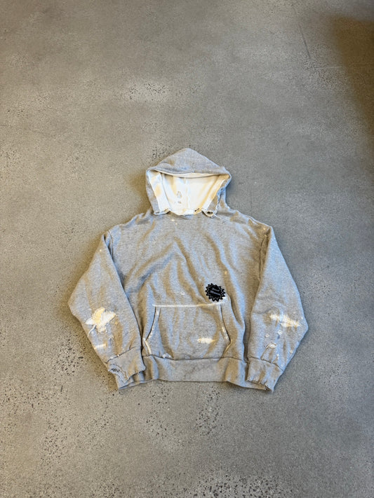 Saint Michael Gray Double Face Afterhood Thermal Hoodie
