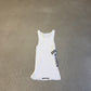 Chrome Hearts White Black T-Bar Logo Tank Top
