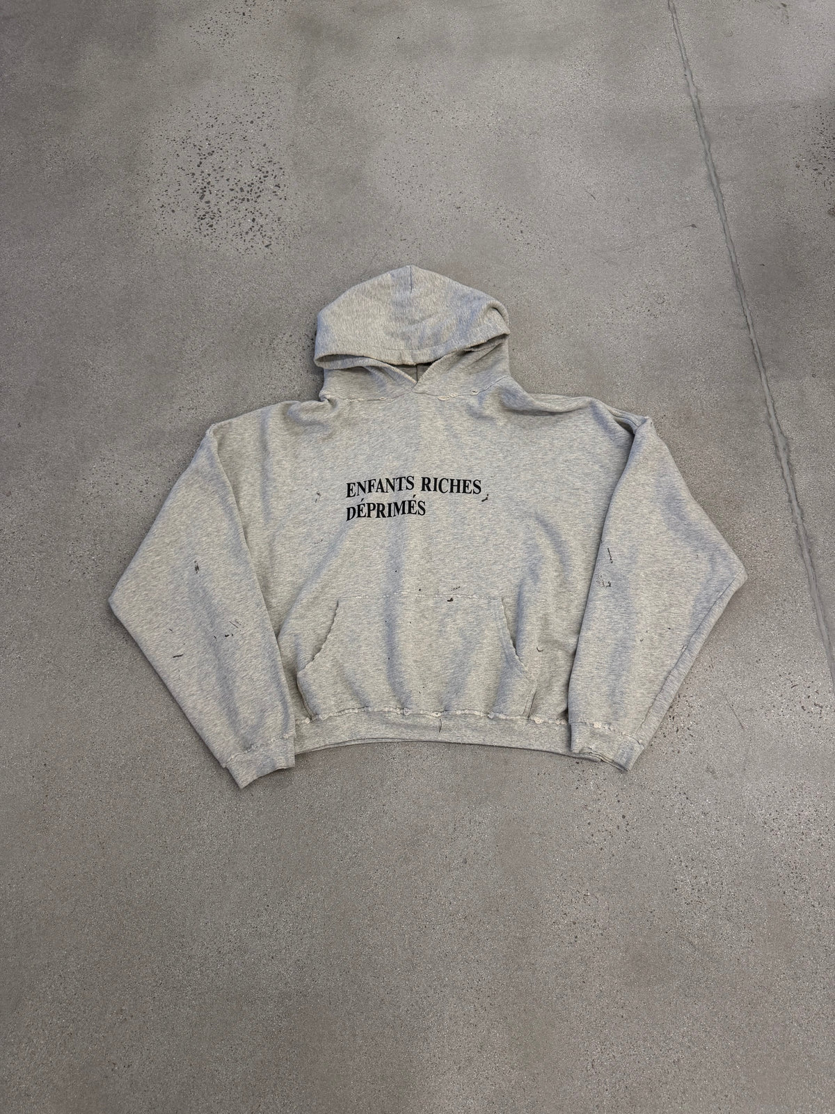 Enfants Riches Deprimes Heather Gray Classic Logo Hoodie