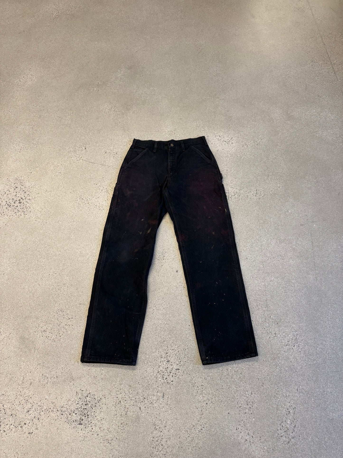 Vintage Black Carhartt Faded Carpenter Pants