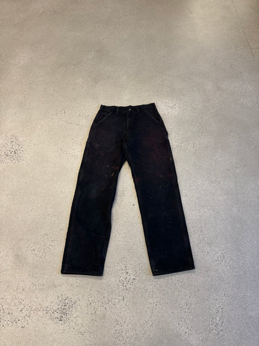 Vintage Black Carhartt Faded Carpenter Pants