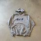 Vintage Gray Nike Big Swoosh Paint Splatter Hoodie