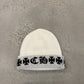 Chrome Hearts White Black Big Daddy Cashmere Beanie