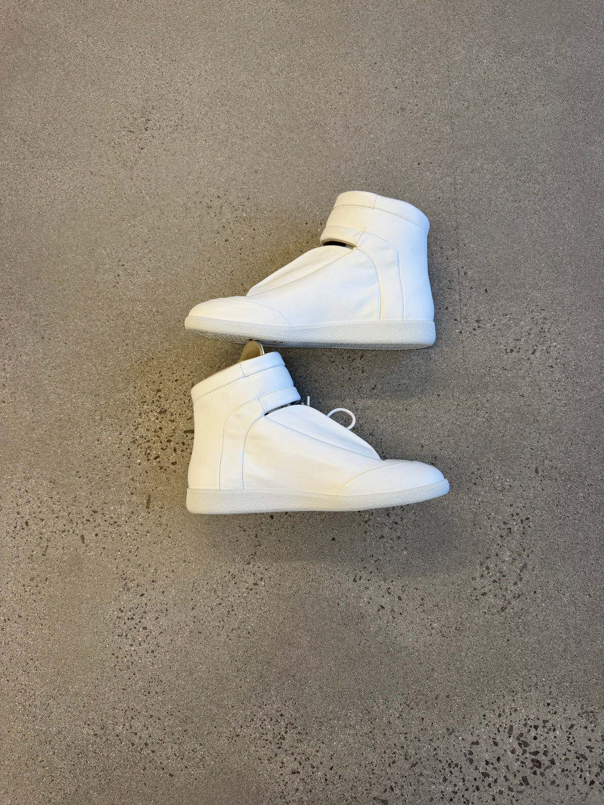Maison Margiela White Future Leather High Tops
