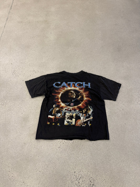 Vintage Bob Marley Catch a Fire Rap Tee