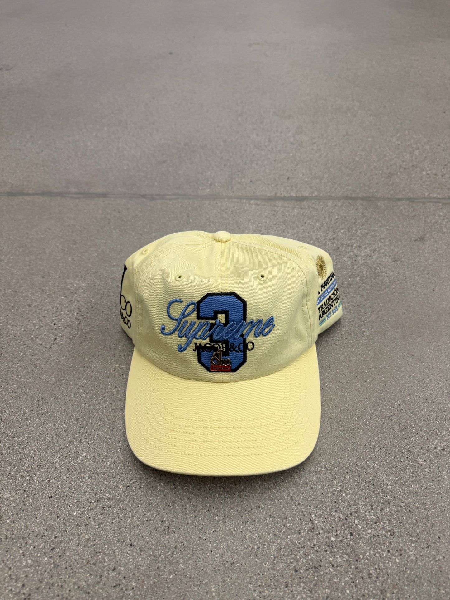 Supreme La Martina Yellow 6-Panel Hat