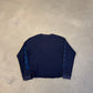Vintage Navy West Coast Choppers Motorcycle Thermal Longsleeve