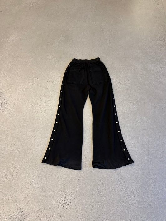 Rick Owens DRKSHDW Black Cotton Pusher Sweatpants