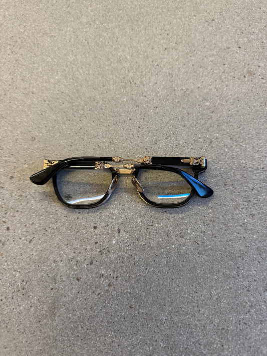 Chrome Hearts Black Gold Duck Butter Sunglasses