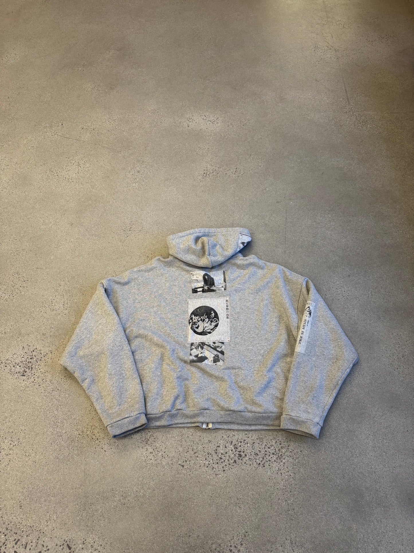 Enfants Riches Deprimes Assemblage Gray Thermal Zipup