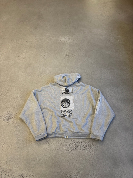 Enfants Riches Deprimes Assemblage Gray Thermal Zipup