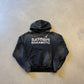 Satoshi Nakamoto Washed Black Necklace Hoodie